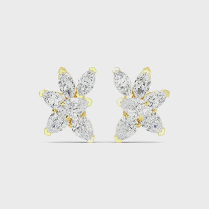 Lab Grown Diamond Fashion Earrings 3.60 ctw SJE32202