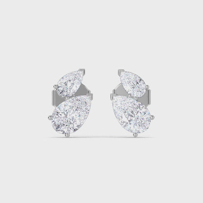 Lab Grown Diamond Fashion Earrings 1.97 ctw SJE32361