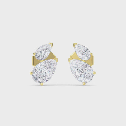 Lab Grown Diamond Fashion Earrings 1.97 ctw SJE32361