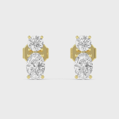 Lab Grown Diamond Fashion Earrings 1.55 ctw SJE32356