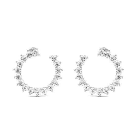 Lab Grown Diamond Fashion Earrings 7.55 ctw SJE32379