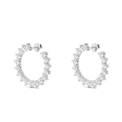 Lab Grown Diamond Fashion Earrings 7.55 ctw SJE32379