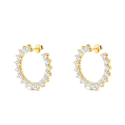 Lab Grown Diamond Fashion Earrings 7.55 ctw SJE32379